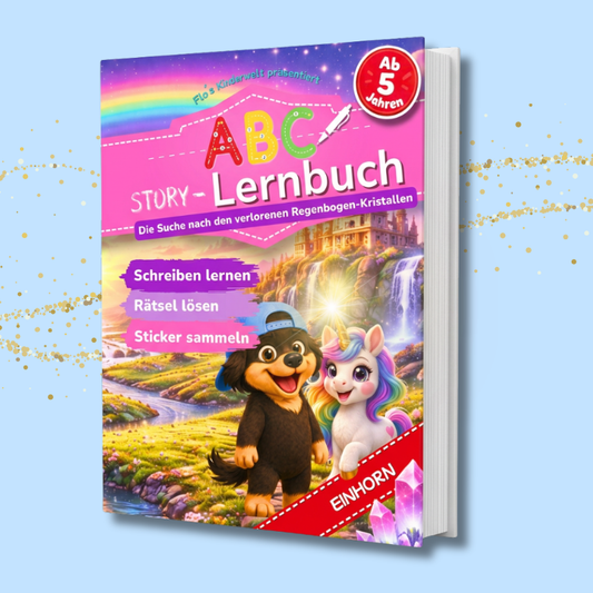 Das ABC STORY Lernbuch - Einhorn: Spielerisch Buchstaben lernen